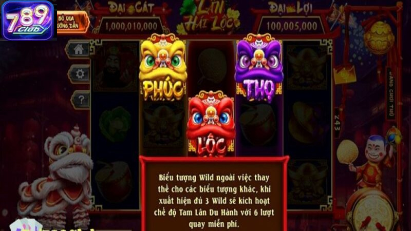 Lân Hái Lộc 789Club là một trò chơi mang đậm nét văn hóa Tết Nguyên Đán