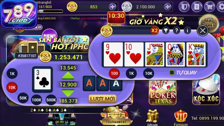 Phiên bản Mini Poker này thường có ít người tham gia