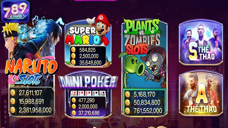 Naruto Slots 789Club là một lựa chọn tuyệt vời cho những ai yêu thích thể loại game slot