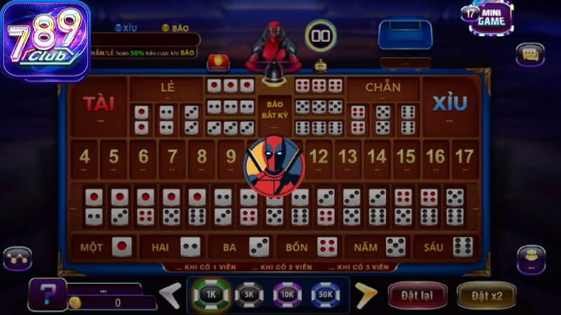 Sicbo 789Club là trò chơi kết hợp hoàn hảo giữa yếu tố may mắn và chiến lược