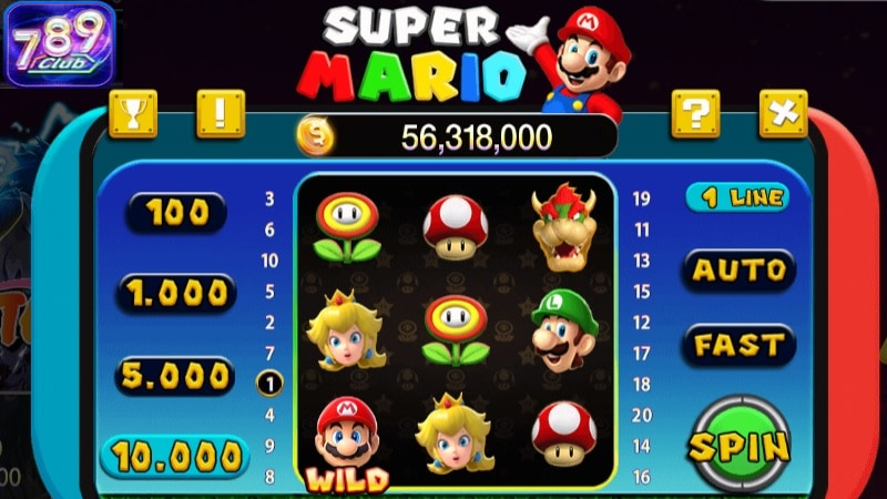 Super Mario tại 789Club mang lại trải nghiệm độc đáo và mới mẻ